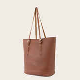 Bolso de mano tipo cubo para mujer, de gran capacidad y con un solo hombro.